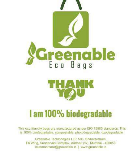 Biodegradable plastic grow bags