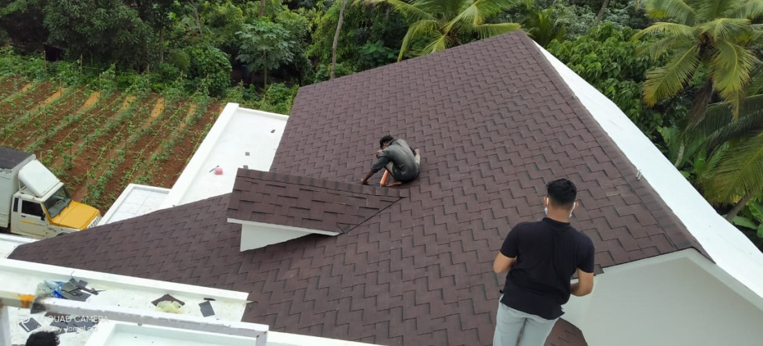 roofing contractors Kannur, KeralaSHINGLES ROOFING INSTALLATION Irittytile roofing work kannur