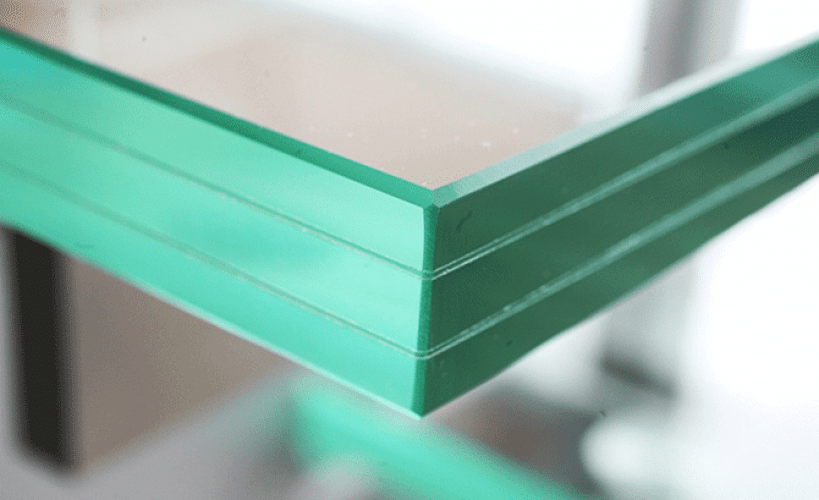 Toughened glass work