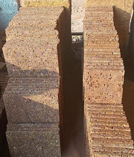 Red stone (Laterite stone) natural cladding tiles in Kannur, Kerala